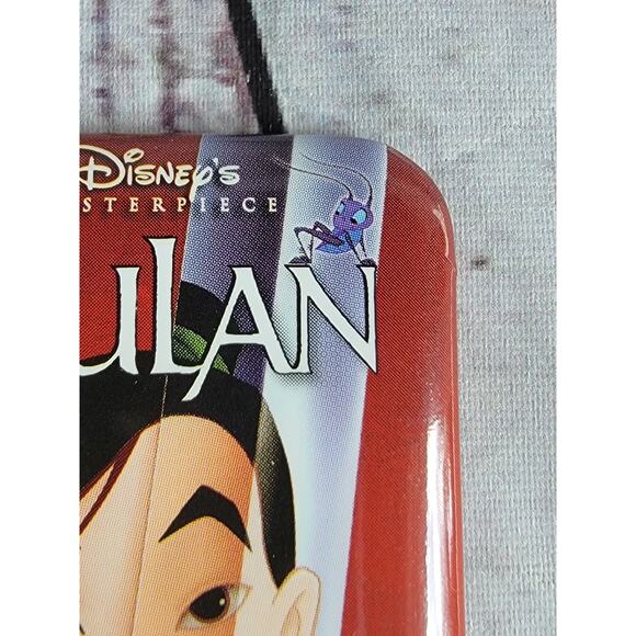 Disney Masterpiece Collectible Button Mulan Movie Video Promo Pin Back - Picture 2 of 4